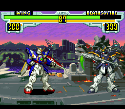 Shin Kidou Senki Gundam W - Endless Duel (Japan) In game screenshot